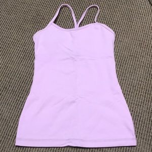 Lululemon power Y tank 4 pretty purple